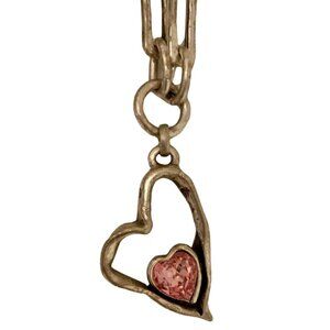 Pink Heart Splendor Necklace